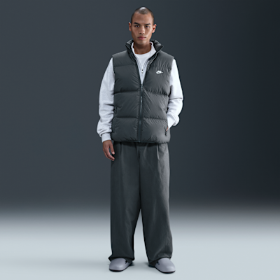 Nike メンズTherma-FITダウンパファーベスト グレーMサイズ NIKE公式】ナイキ スポーツウェア クラブ メンズ Therma-FIT ダウン